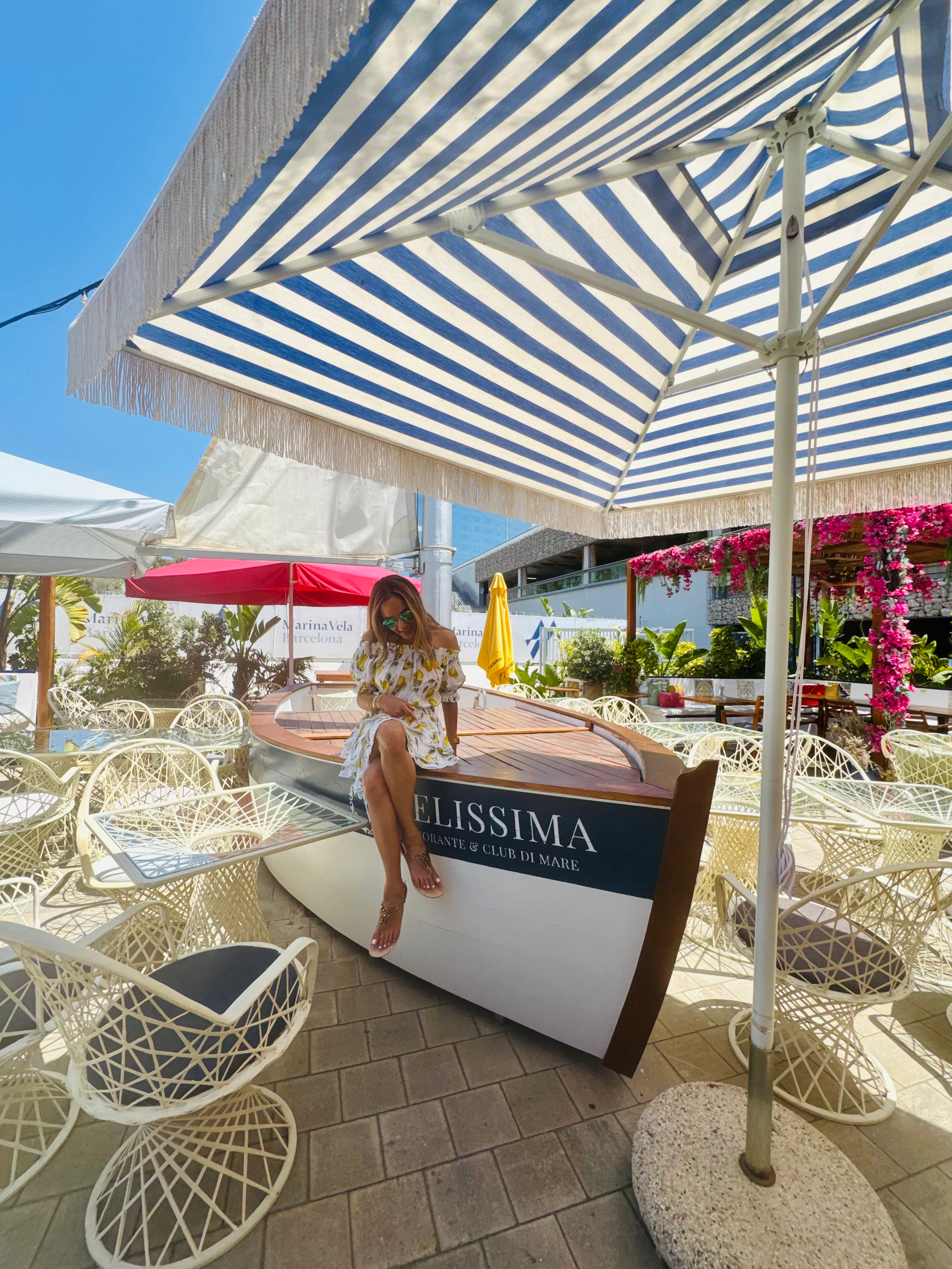 Big Lemons- Volant Off the Shoulder Top and Love Skirt