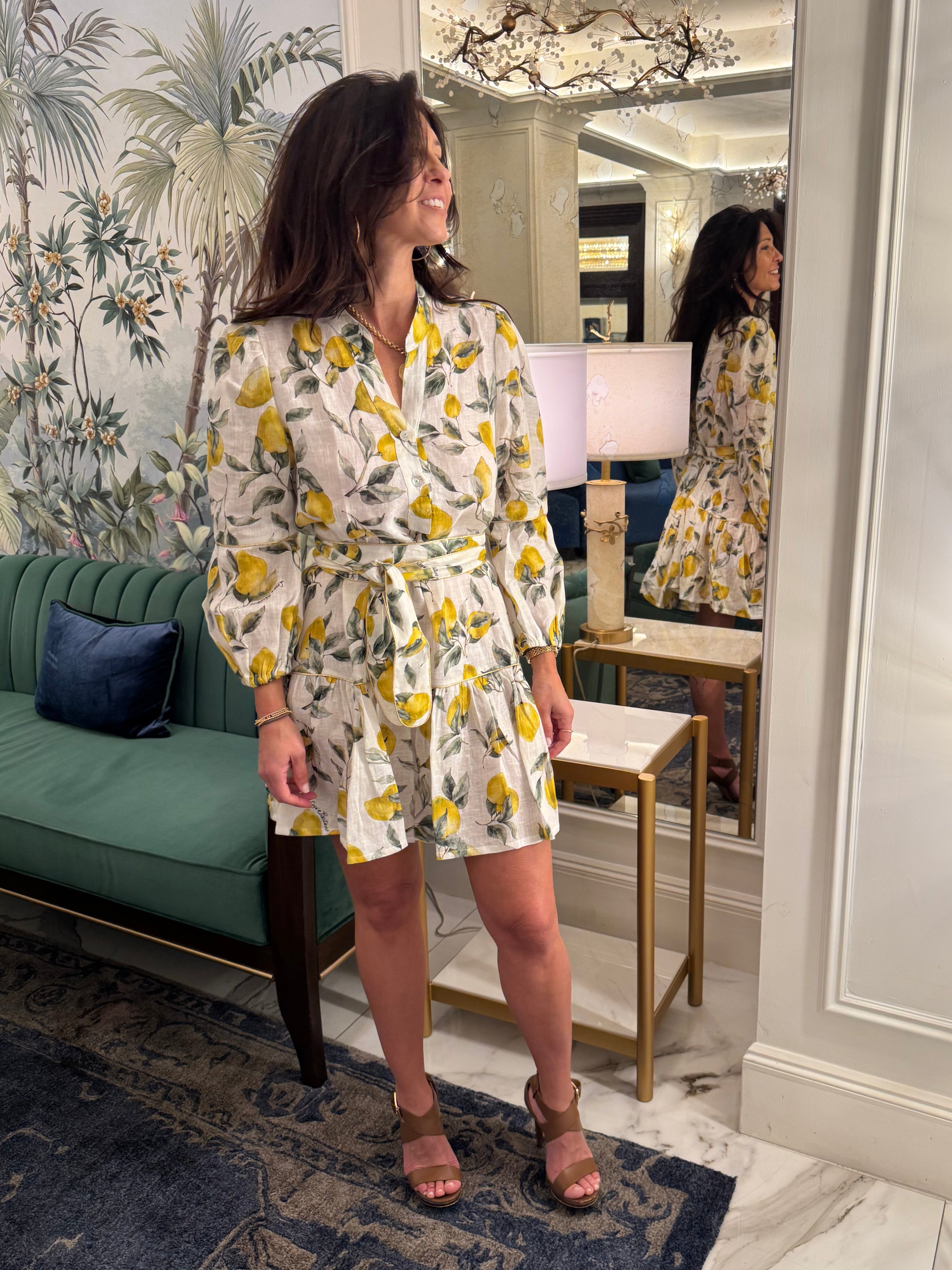 Monaco Dress- Big Lemons