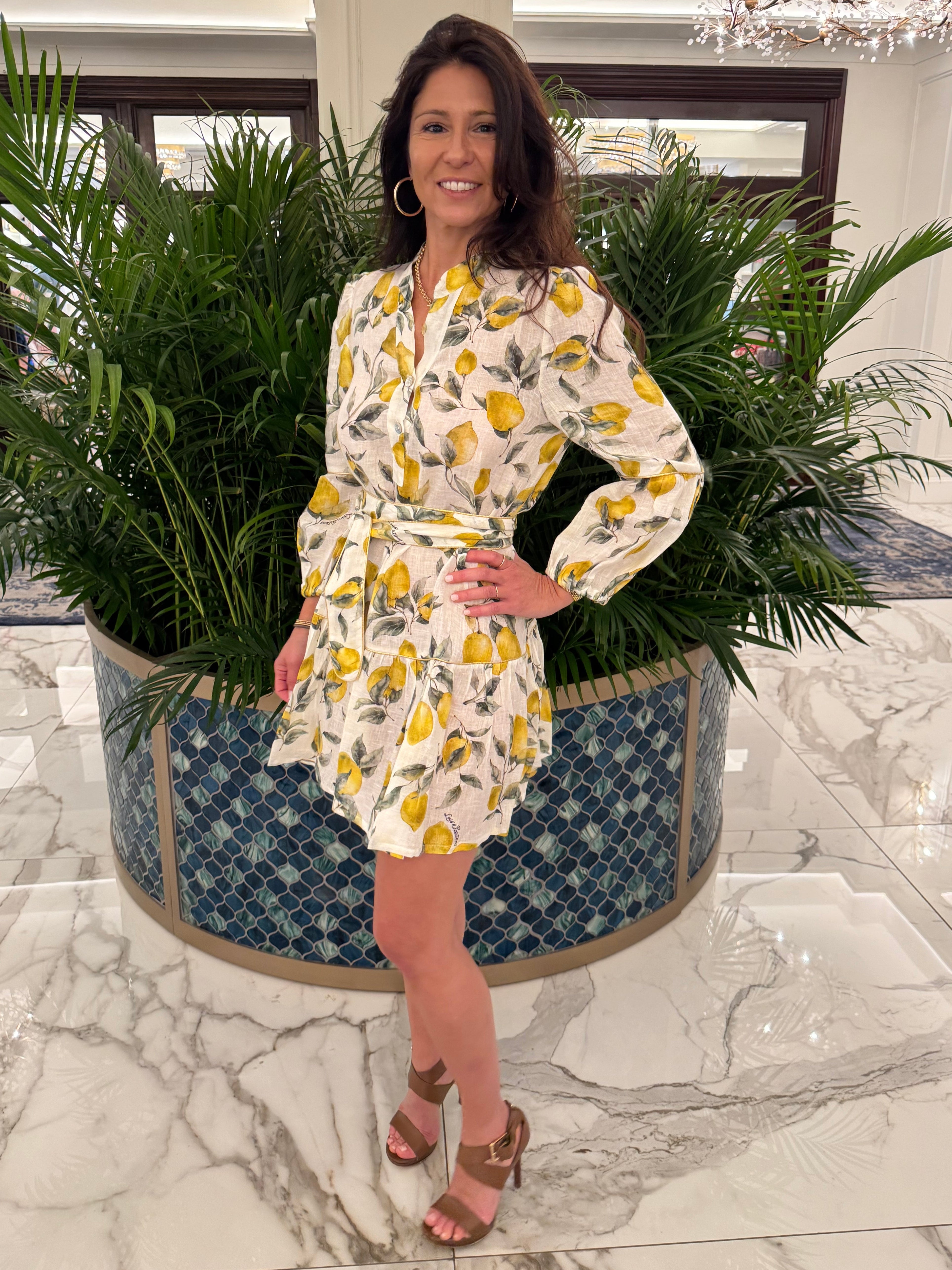 Monaco Dress- Big Lemons