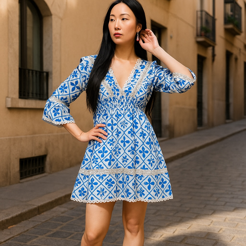 Victoria Blue Veleno Dress
