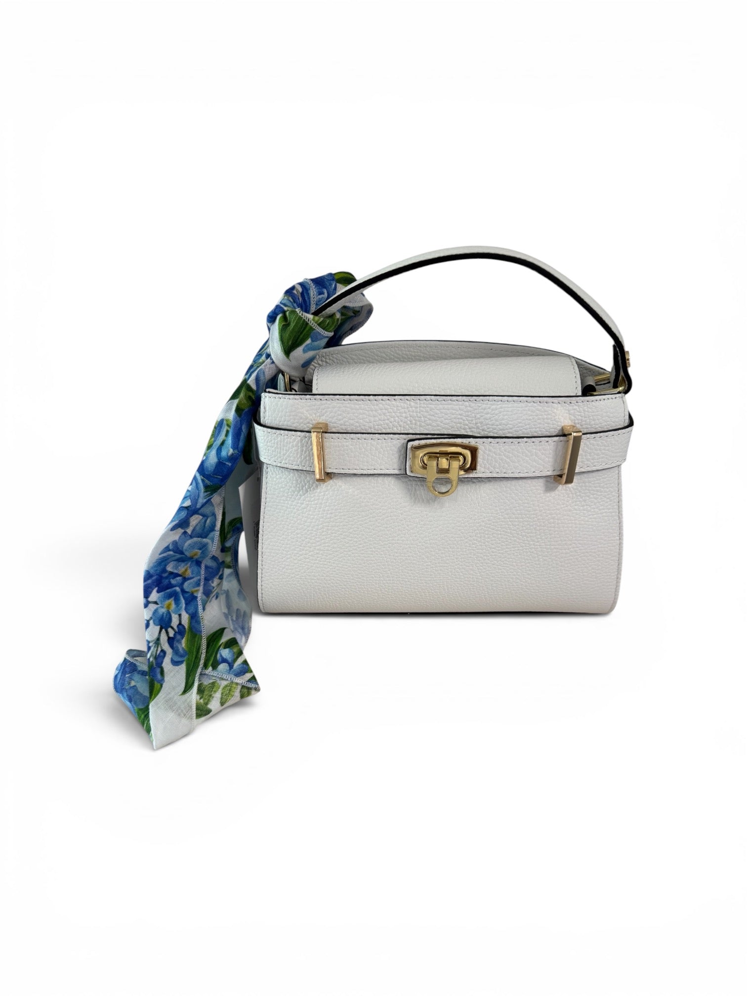 Farfalla Mini™ | Italian Leather Handbag with Signature Luisa Positano Ribbon